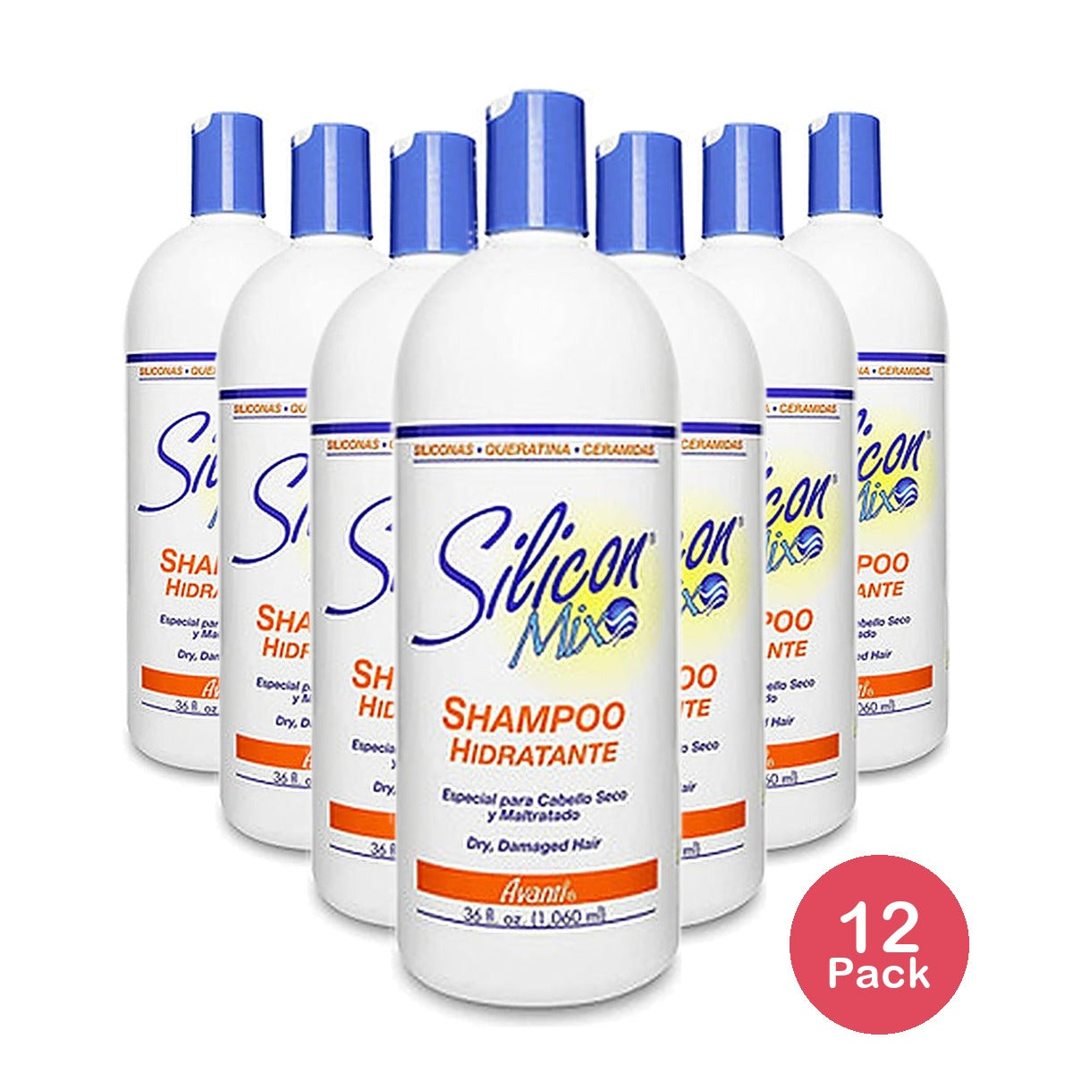 Silicon Mix Shampoo Hidratante 36 Oz (Pack of 12)
