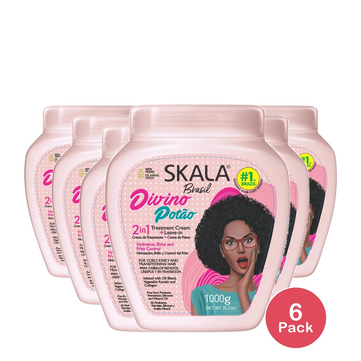 SKALA Divino 2-in-1 Treatment Cream 35.2 Oz (Pack of 6)
