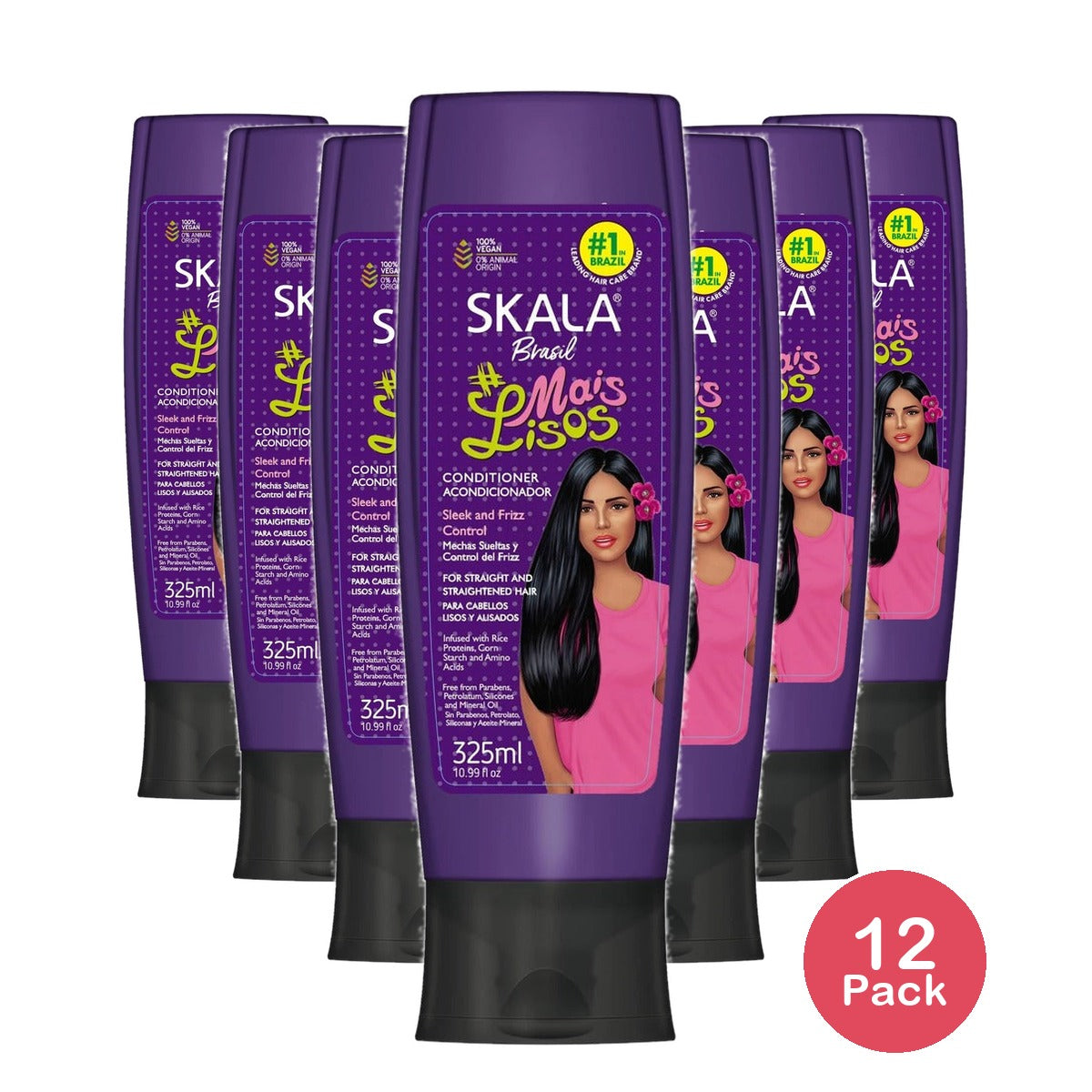 SKALA Lisos Shampoo 10.99 Oz (Pack of 12)