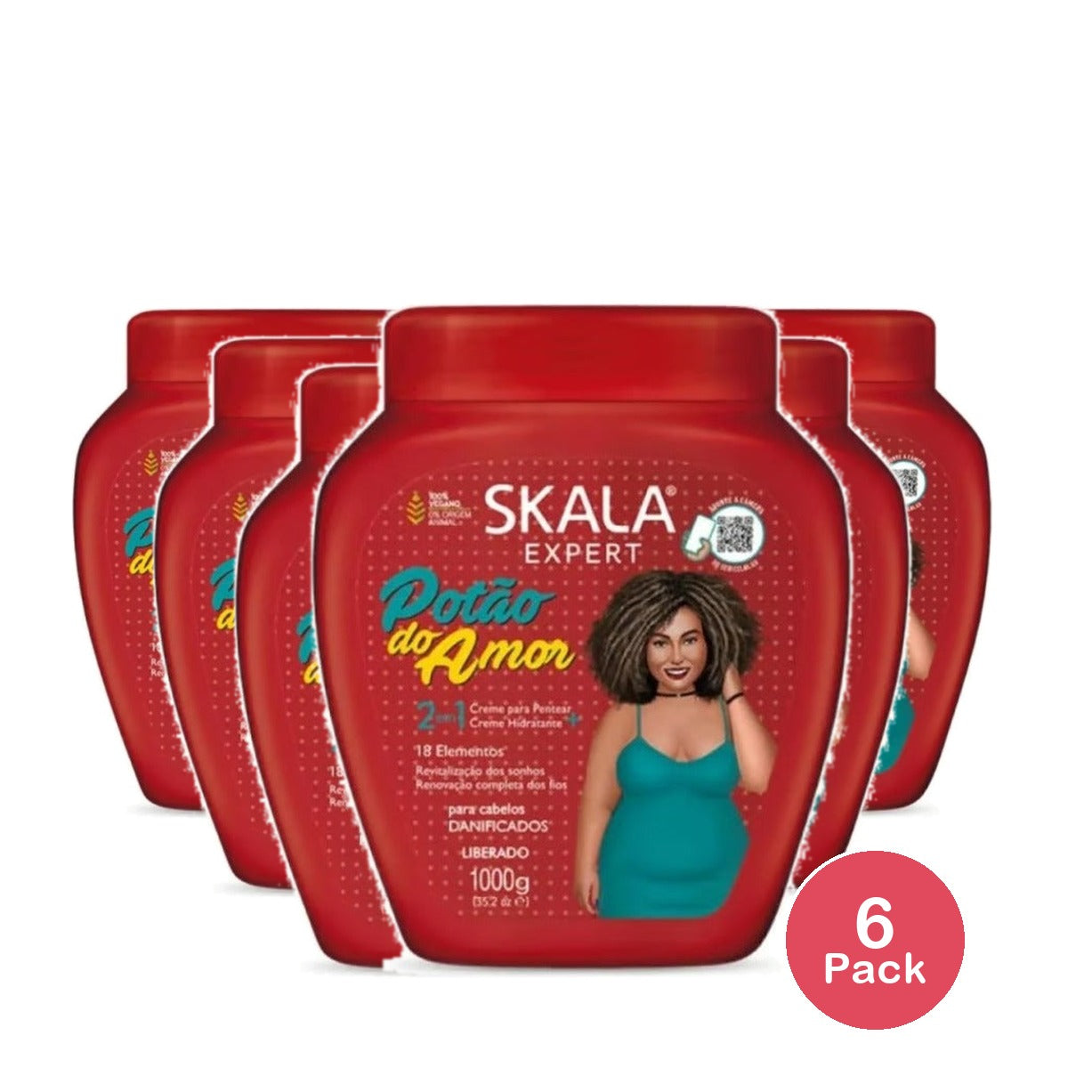 Skala Love Pot Hair Treatment 35.2 Oz (Pack of 6)