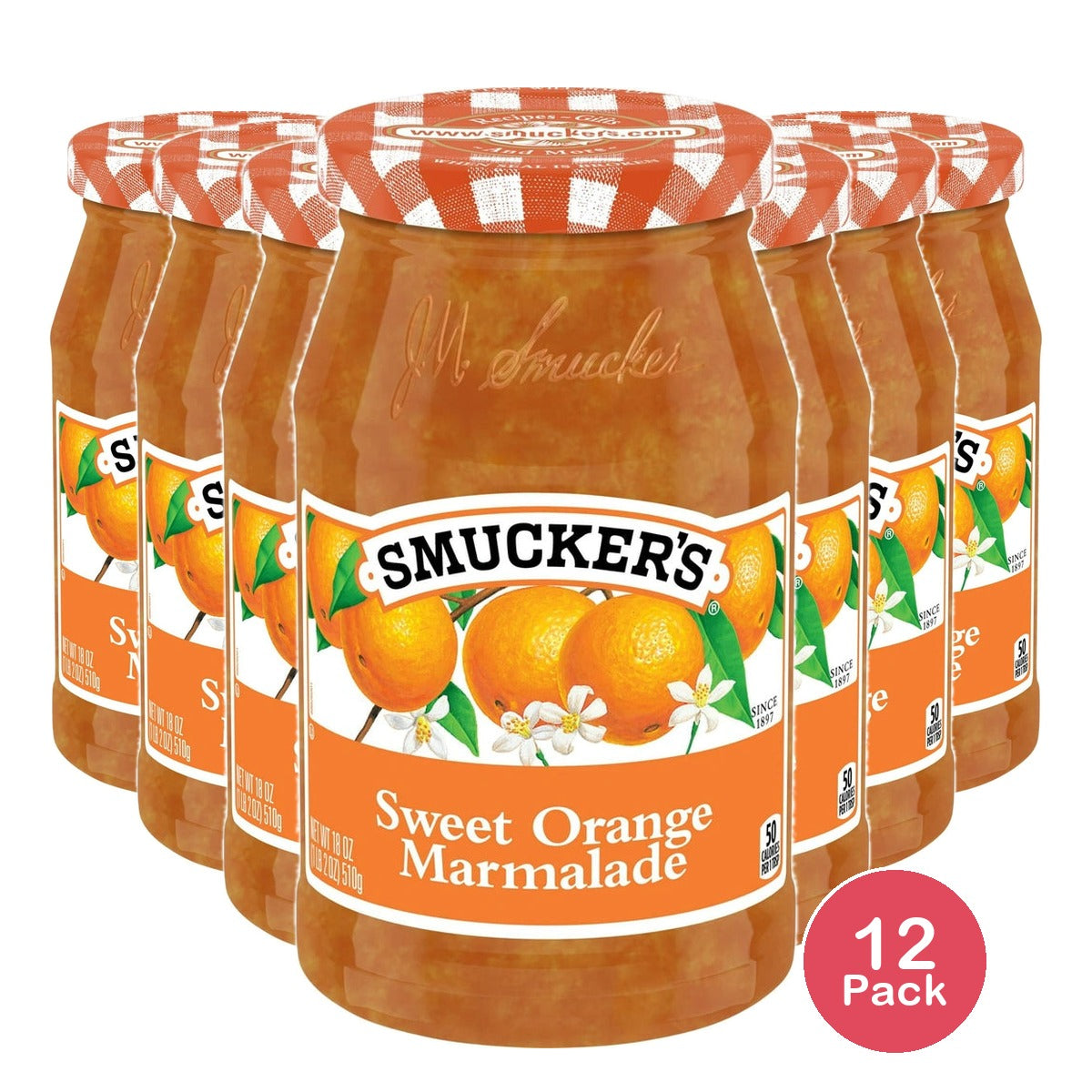 Smucker's Sweet Orange Marmalade 18 OZ(Pack of 12)