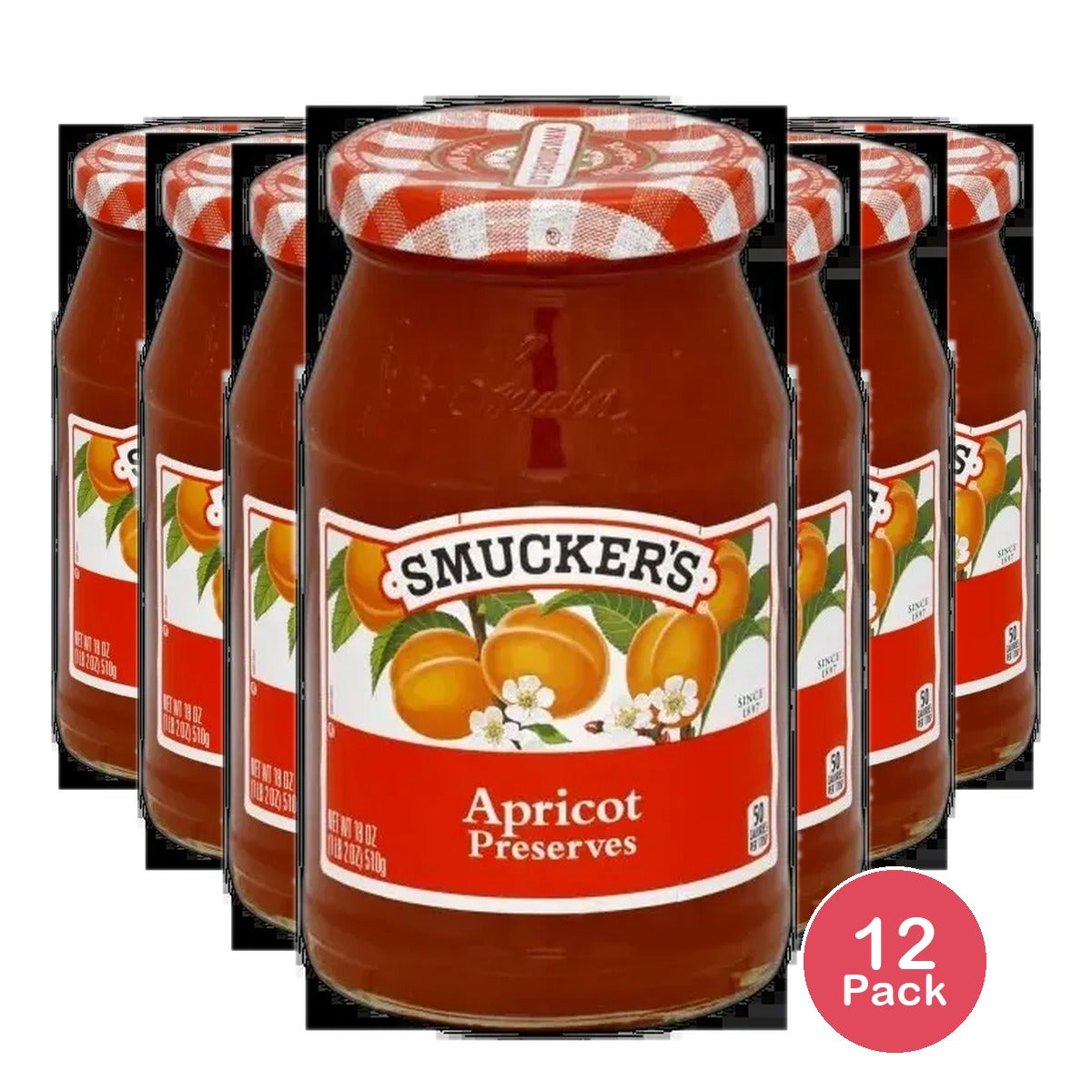 Smucker's Apricot Preserves 18 Ounces (Pack of 12)