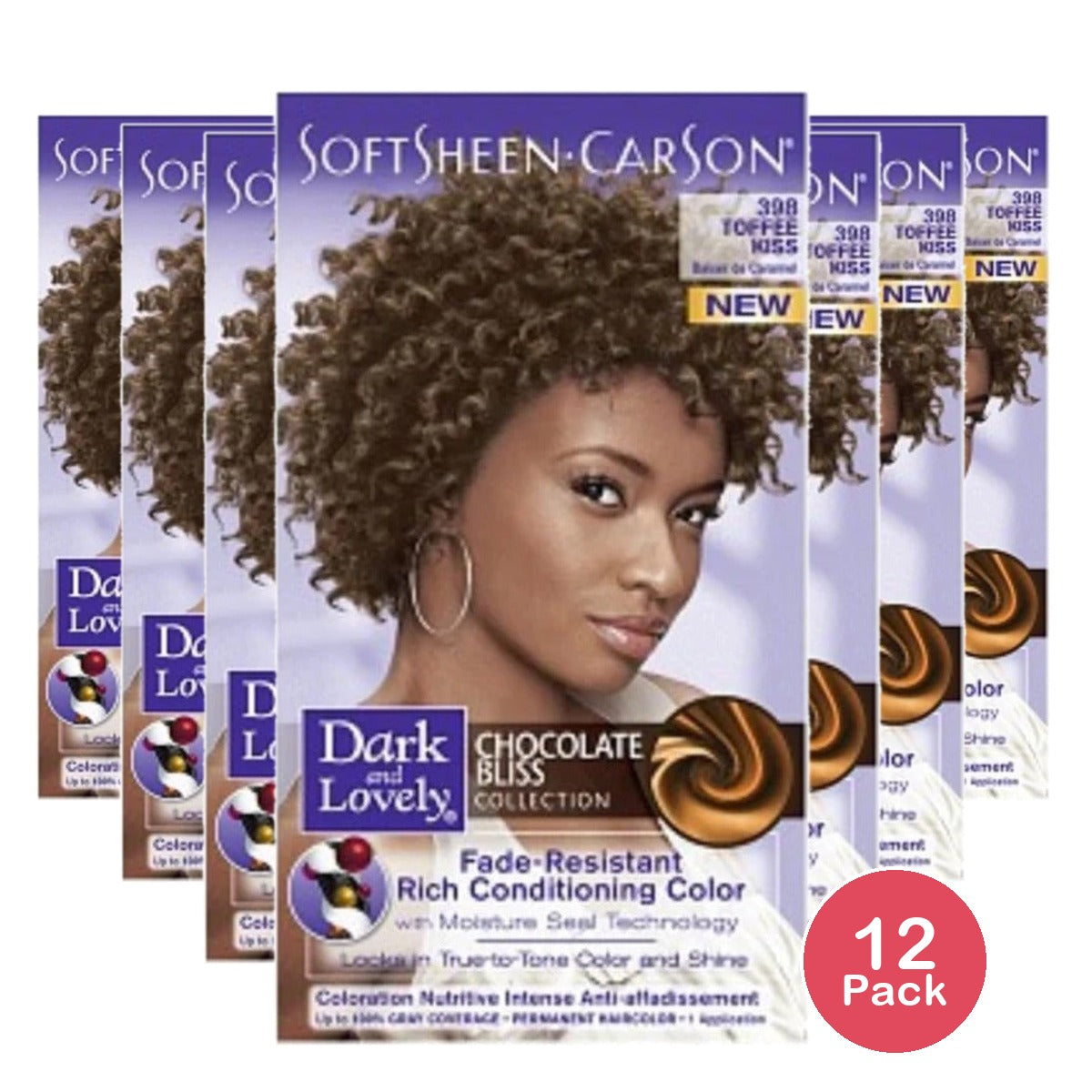 SoftSheen-Carson Dark and Lovely Chocolate Bliss Color 398 (Pack of 12)