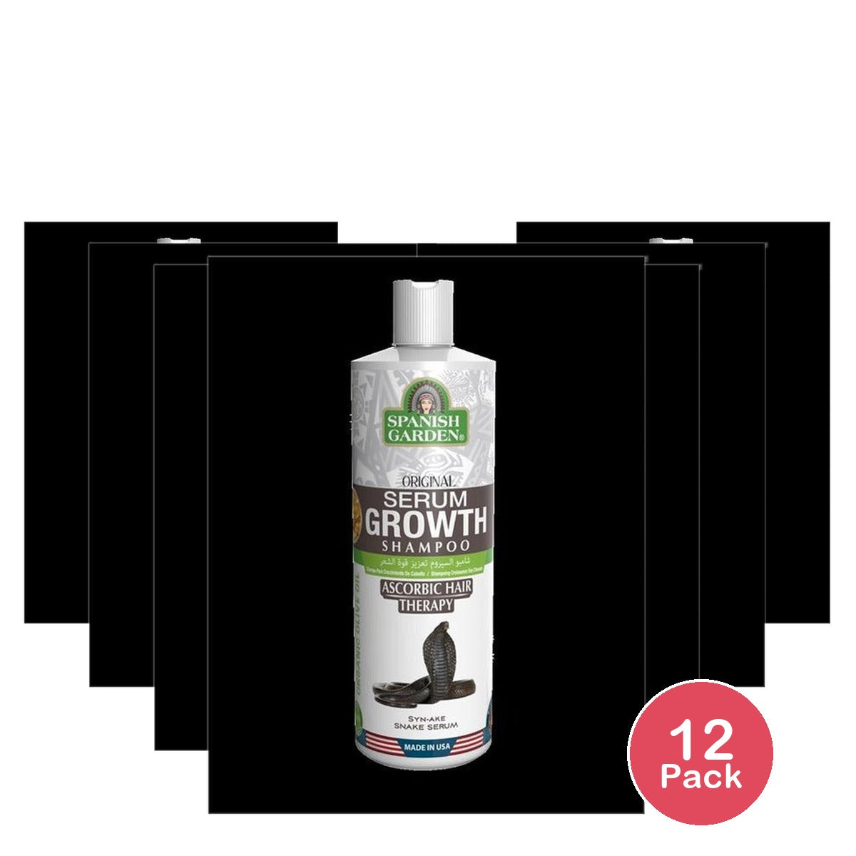 Spanish Garden Serum Growth Shampoo 16 Oz (Pack of 12)