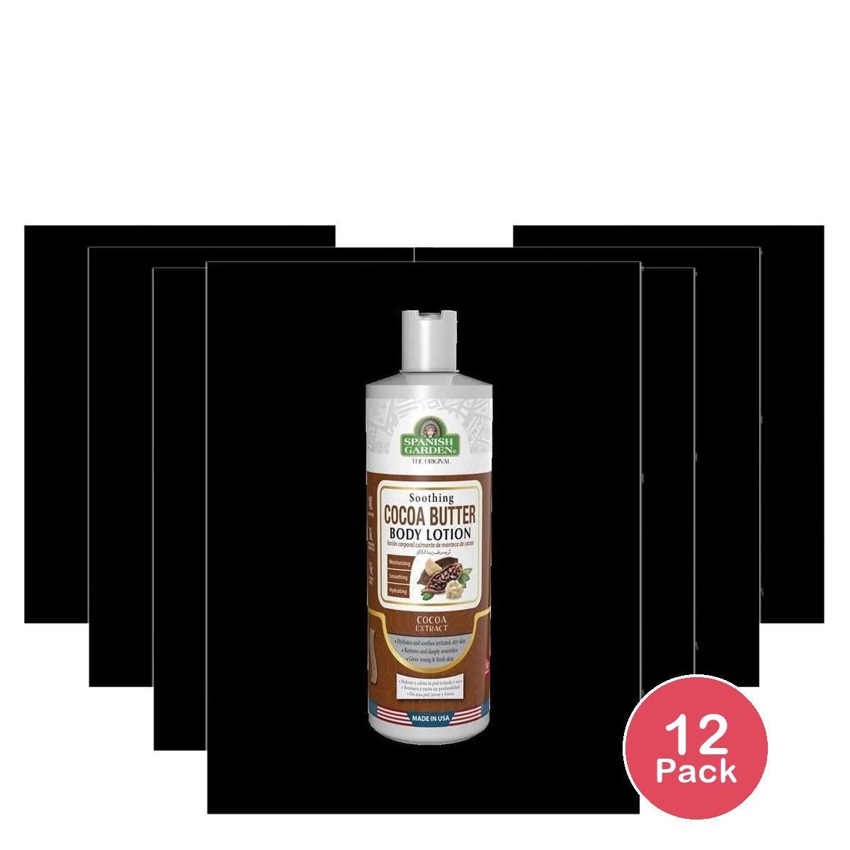 Spanish Garden Soothing Cocoa Butter Body Lotion (Pack of 12)