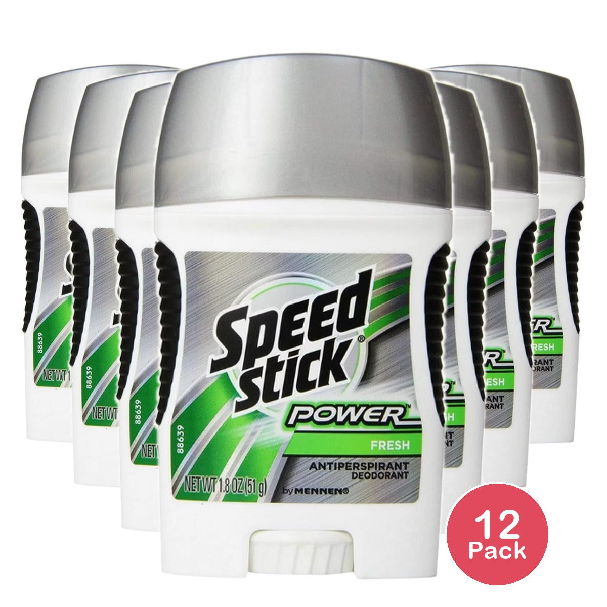 Speed Stick Power Fresh Antiperspirant Deodorant 1.8Oz (Pack of 12)