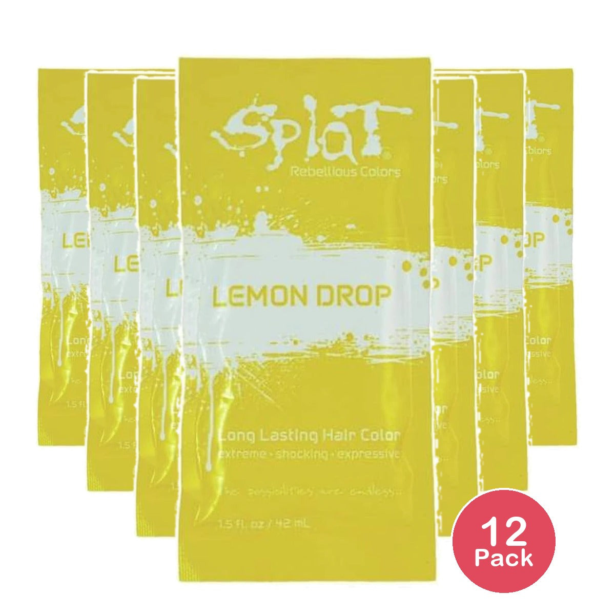Splat Rebellious Long Lasting Hair Color 1.5oz - Lemon Drop (Pack of 12)