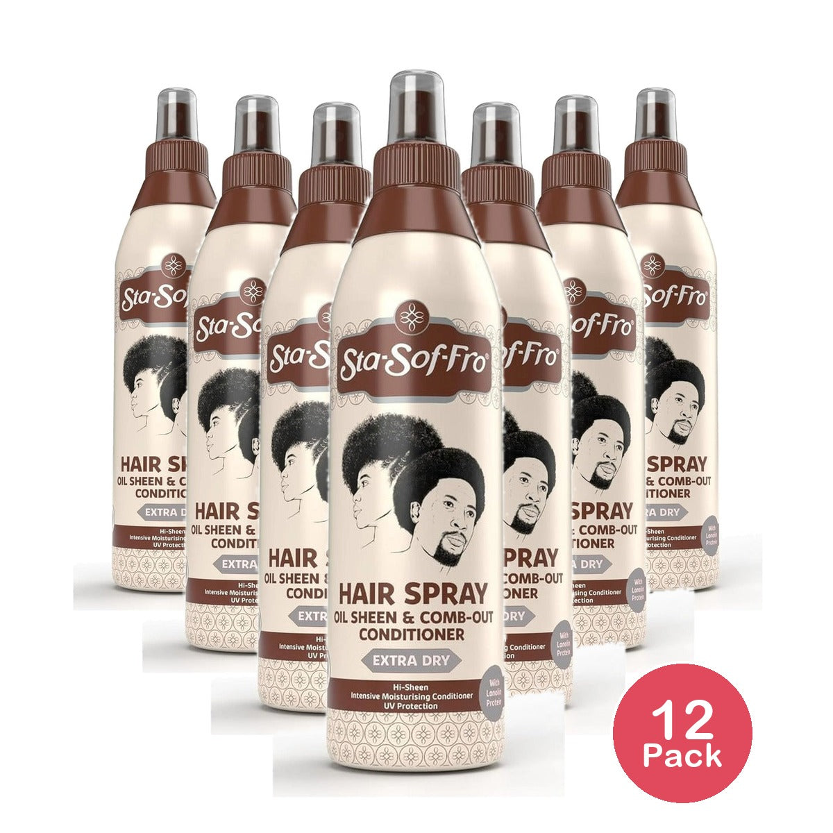 Sta-Sof-Fro Hair & Scalp Spray Conditioner 8.45 Oz (Pack of 12)