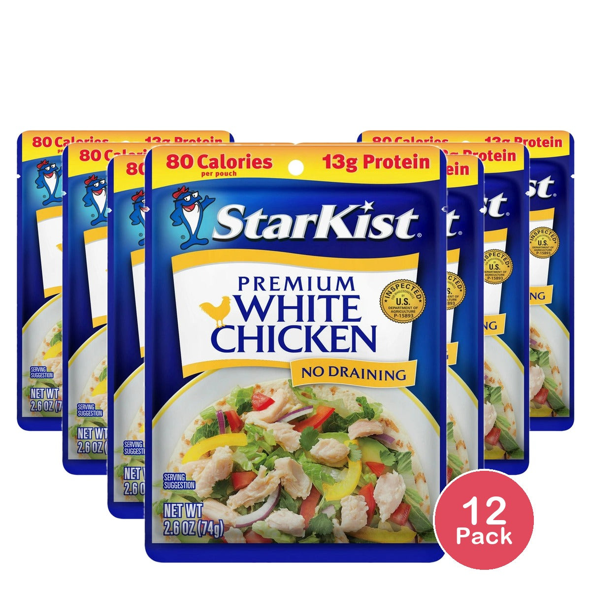 Starkist Premium White Chicken - 2.6 OZ (Pack of 12)