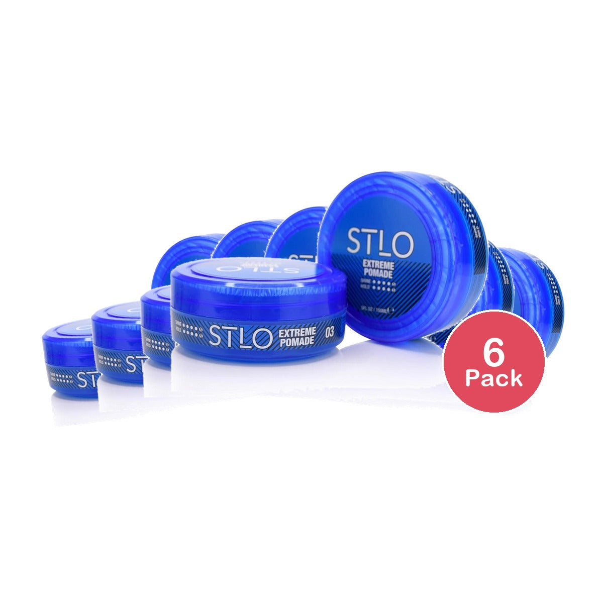 Stlo Hair Extreme Pomade 5 Oz (Pack of 6)