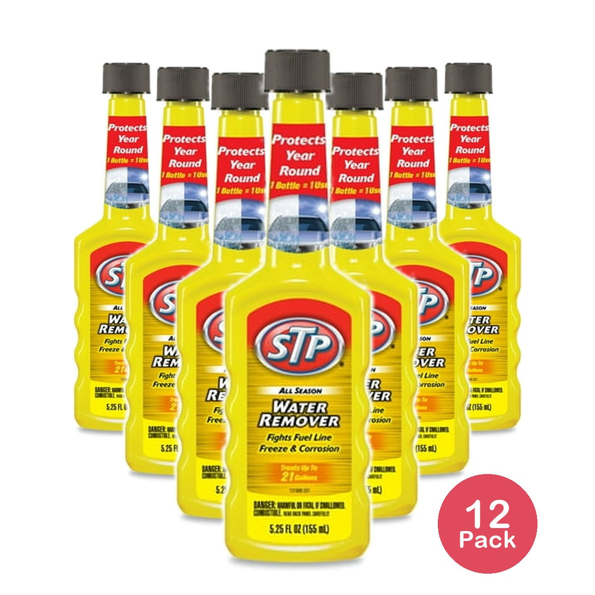 STP All Season Water Remover 5.25 Oz (Pack of 12)
