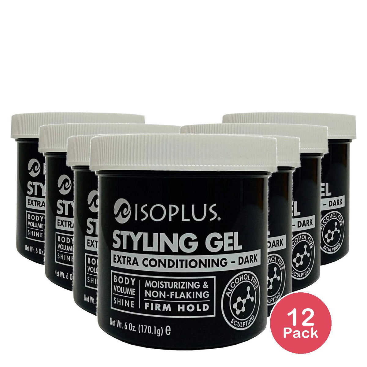 Styling Gel (extra conditioning dark) 6oz. (Pack of 12)