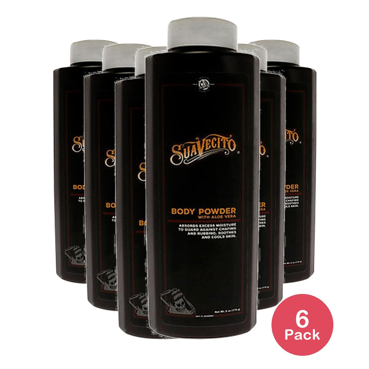 Suavecito Body Powder 6 Oz (Pack of 6)