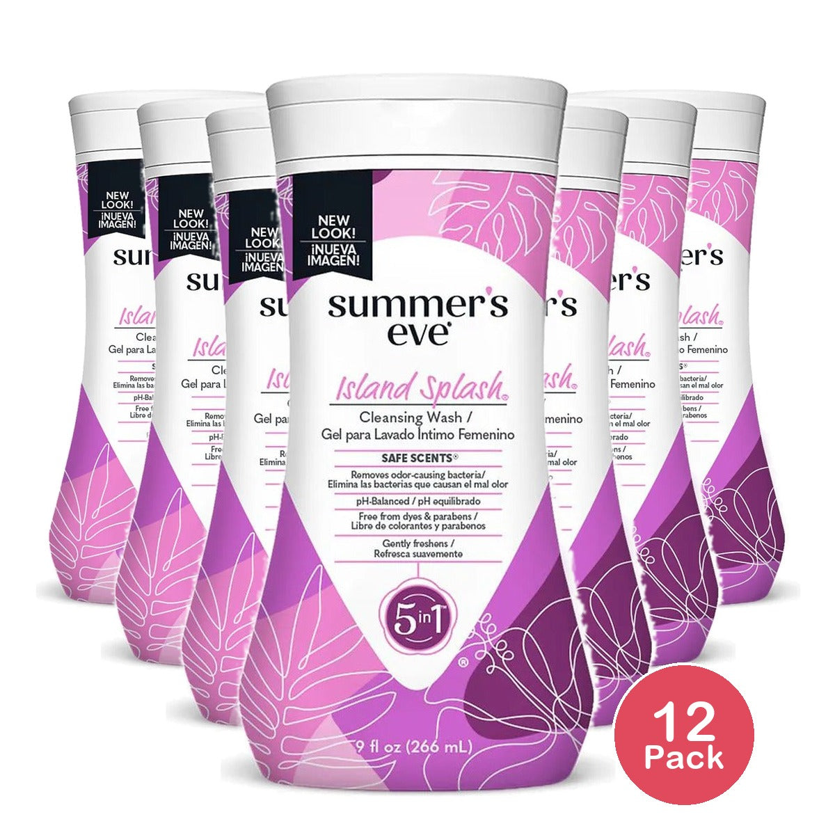 Summer's Eve Island Splash Daily Feminine Wash 9 Fl Oz (Pack of 12)