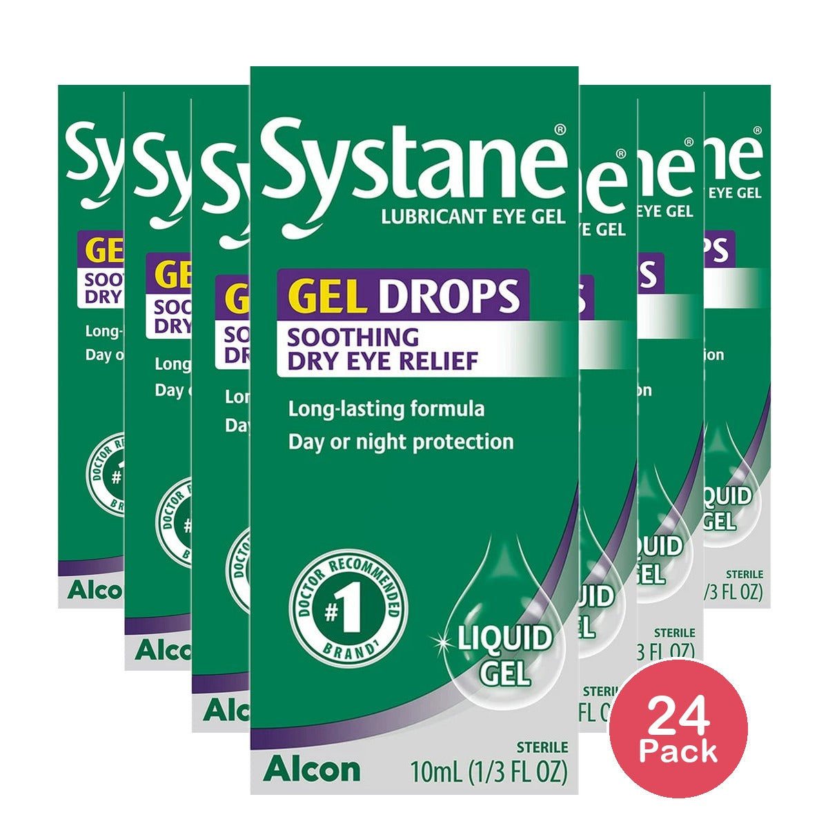 Systane Gel Drops Lubricant Eye Gel - 0.33 Fl Oz (Pack Of 24)