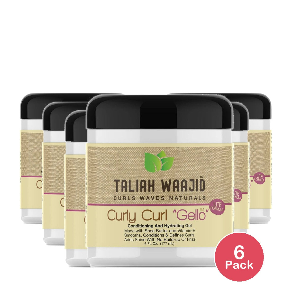 Taliah Waajid Curly Curl Gelo 6 Fl. Oz (Pack of 6)