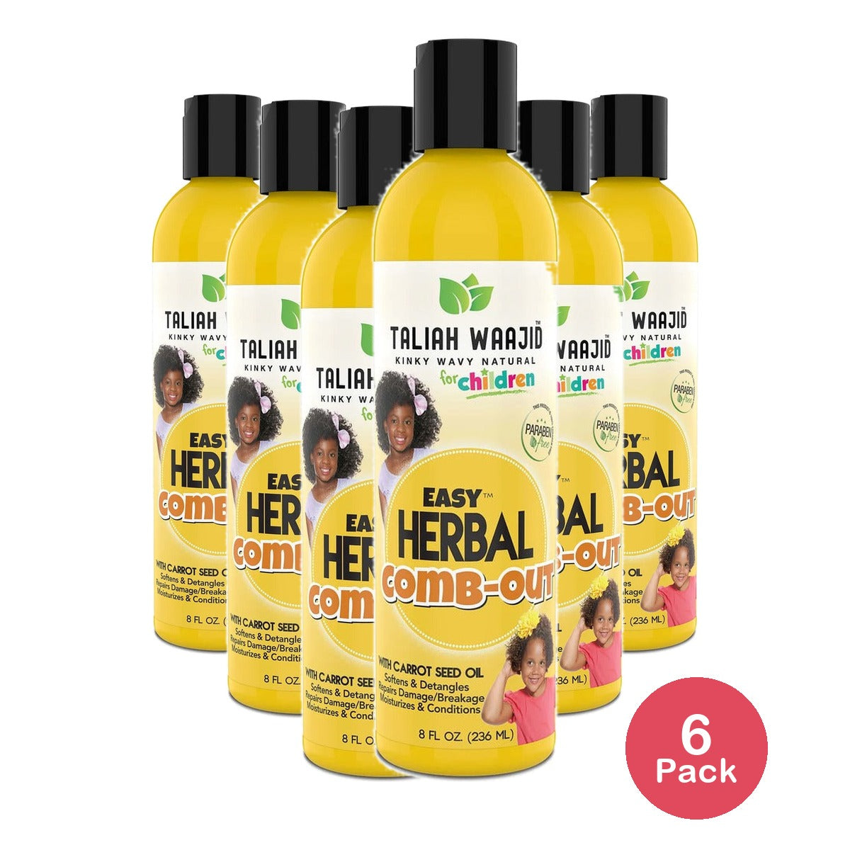 Taliah Waajid Easy Herbal Comb Out Conditioner 8 Oz (Pack of 6)