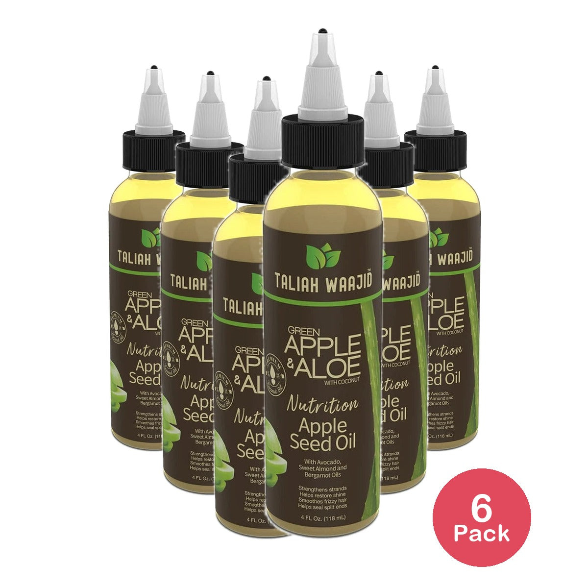 Taliah Waajid Green Apple & Aloe Nutrition Hair Oil 4 fl oz 1 Piece 4 Fl. Oz (Pack of 6)