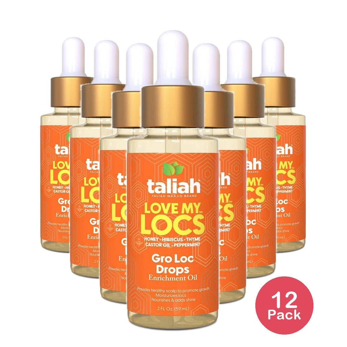 Taliah Waajid Love My Locs Honey Hair Oil 2 oz. 1 Piece 2 Fl. Oz (Pack of 12)