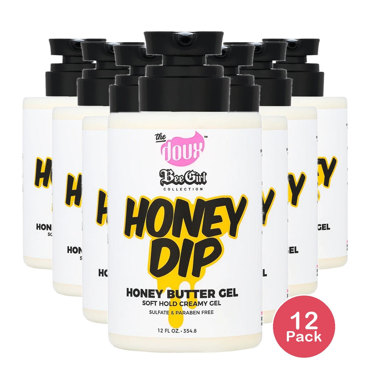 The Doux Bee-Girl Honey Dip Butter Hair Gel - (Pack of 12) 12 Fl. Oz