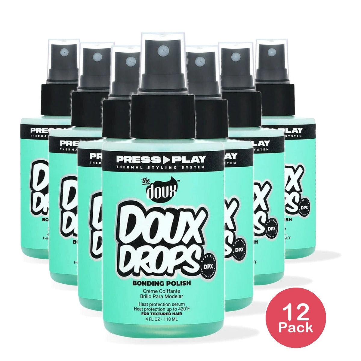 The Doux Drops Bonding Anti-Frizz Treatment Polish - (Pack of 12) 4 Fl. Oz