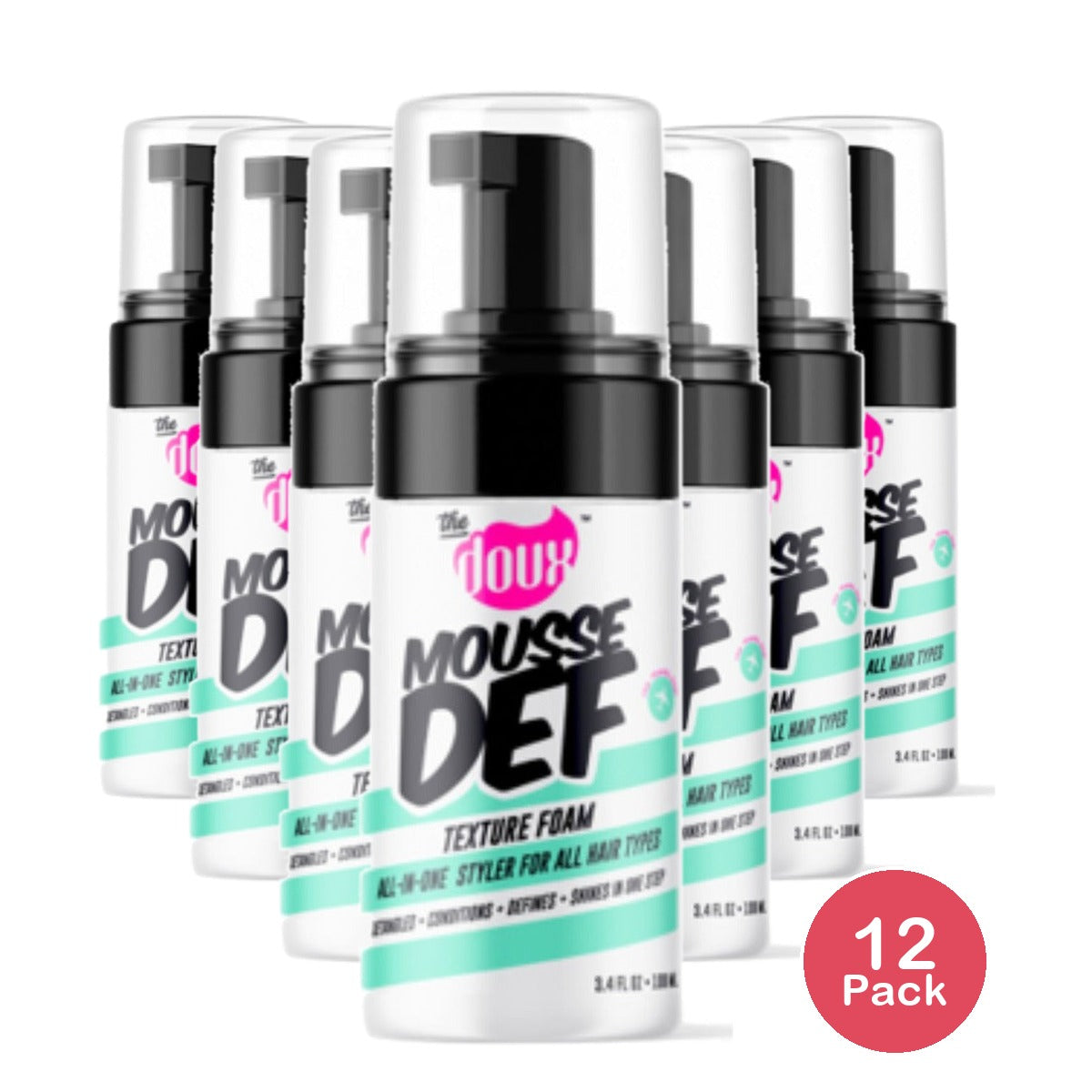 The Doux Mousse Def Texture Foam 3.4 Oz (Pack of 12)