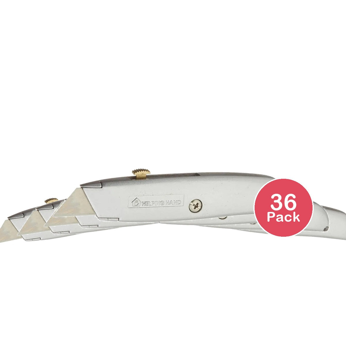 The Faucet Queen Retractable Utility Knife Steel 2.56Oz (Pack Of 36)