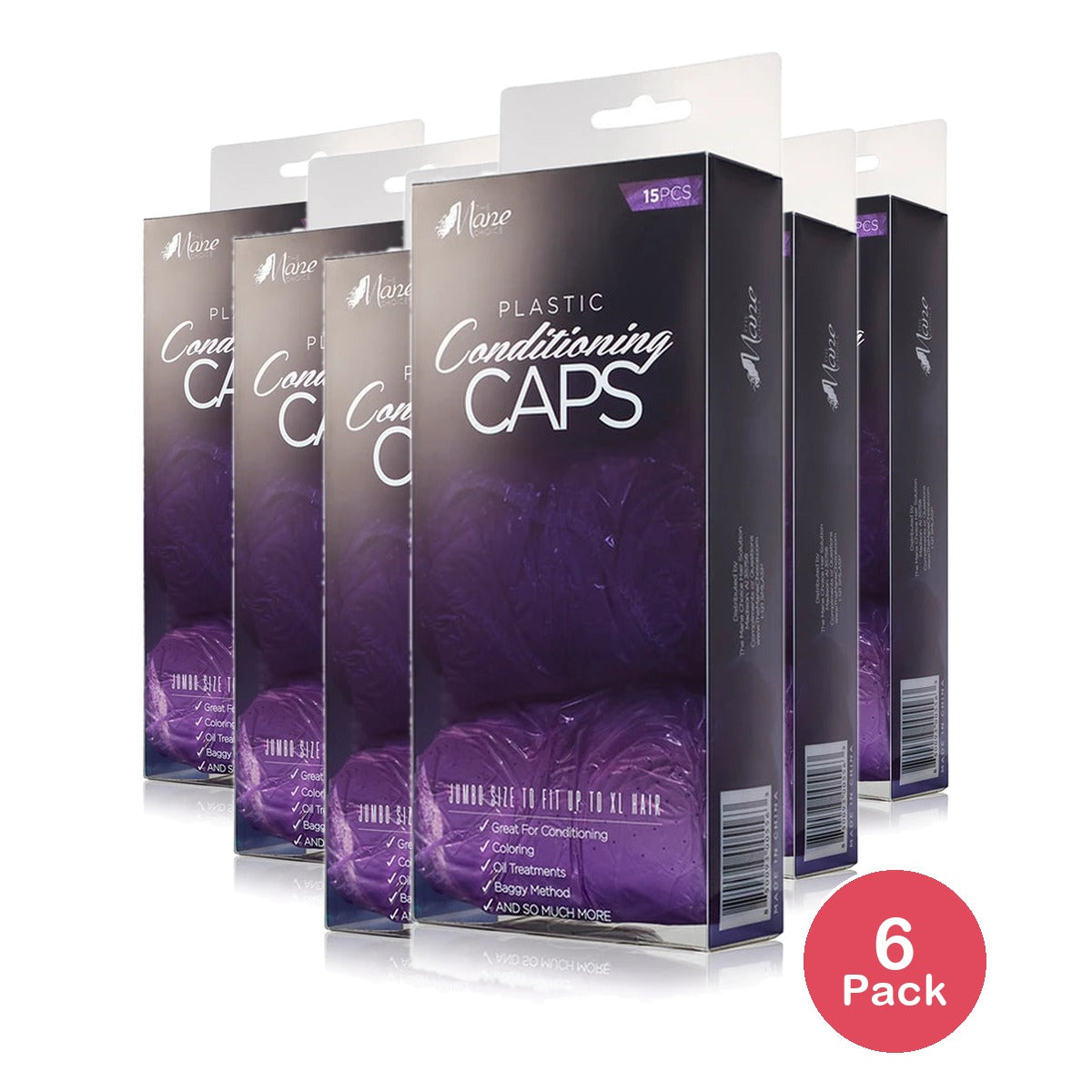 The Mane Choice Plastic Conditioning Caps - 15 pack