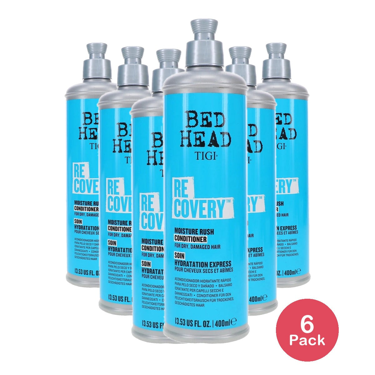 TIGI Bed Head Recovery Moisture Rush Conditioner 13.53 oz (Pack of 6)