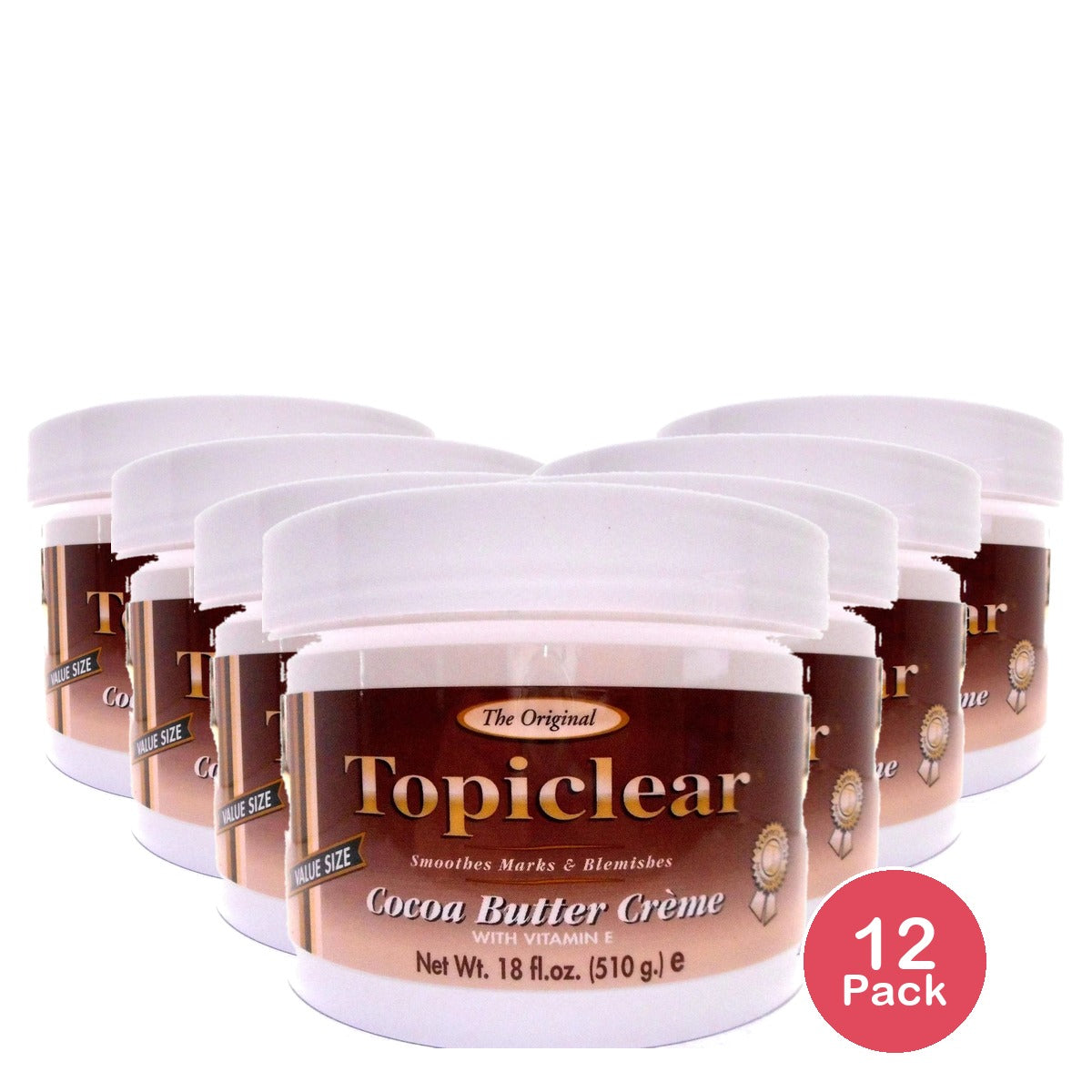 Topiclear Cocoa Butter Cream 18 oz (Pack of 12)