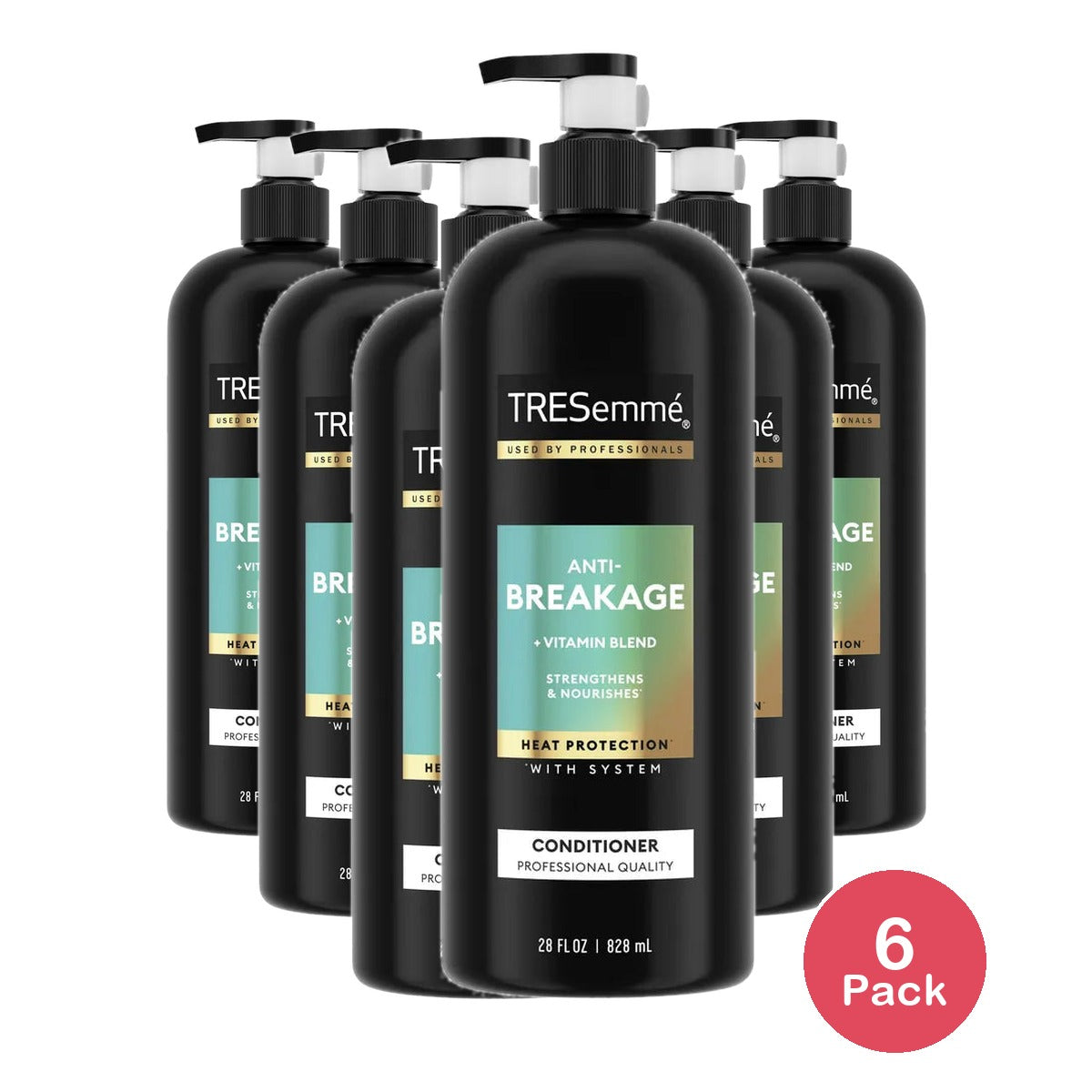 Tresemme Anti-Breakage Hair Conditioner With Vitamin b12 and Gelatin 28Oz (Pack of 6)