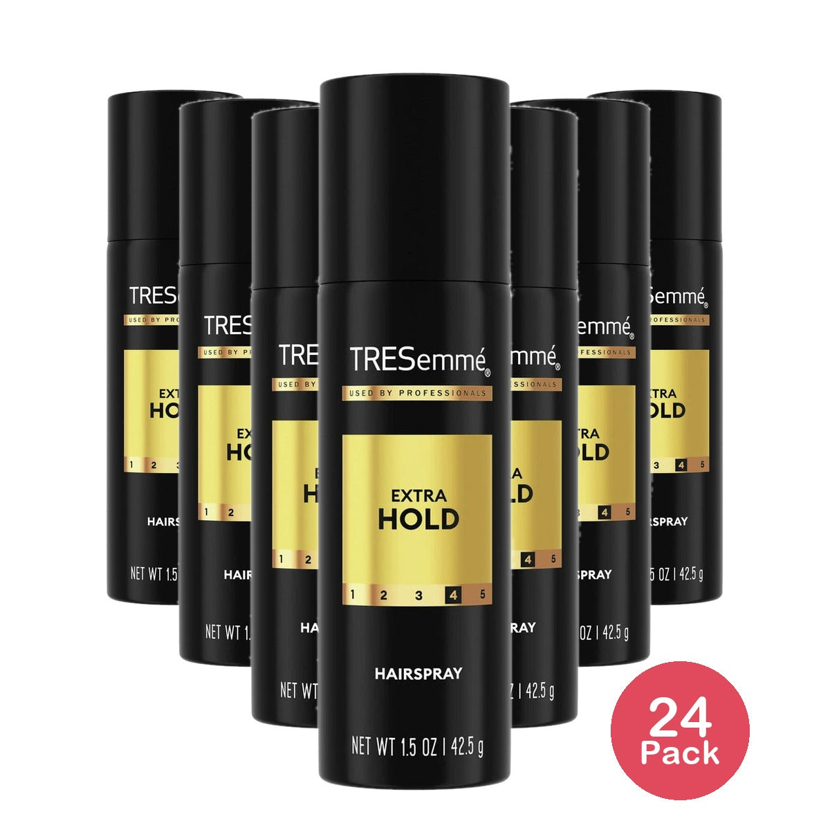 Tresemme Extra Hold Hairspray 24H Frizz Control with Pro Lock Tech 1.5 Oz (Pack of 24)