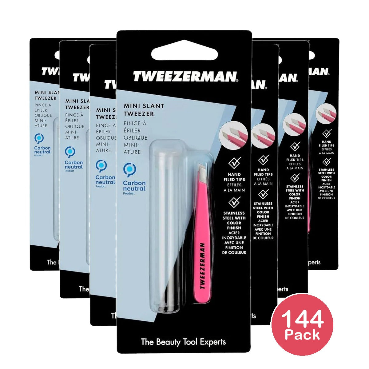 Tweezer Man Mini Slant Tweezer 0.48oz (Pack of 144)