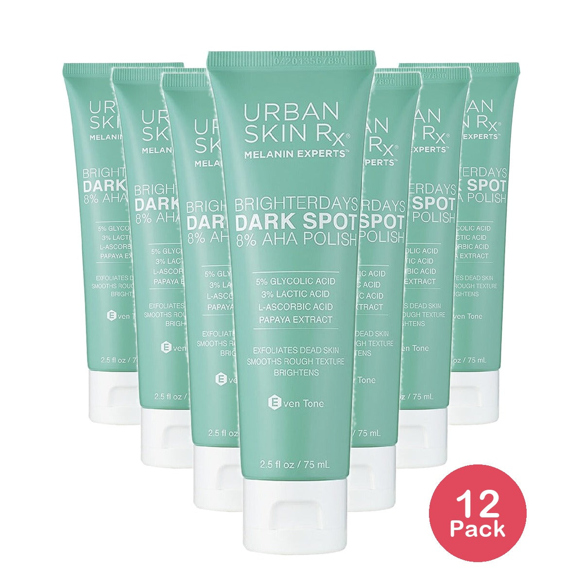 Urban Skin Rx BrighterDays Dark Spot AHA Polish 2.5 Oz (Pack of 12)