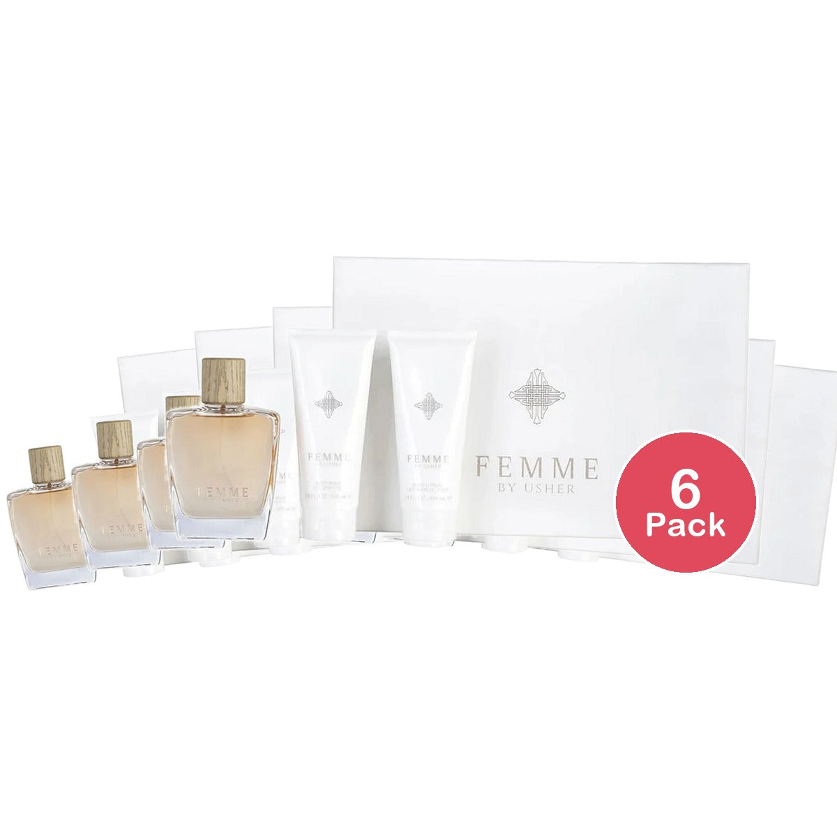 Usher Femme Eau De Parfum 3.4 Oz (Pack of 6)