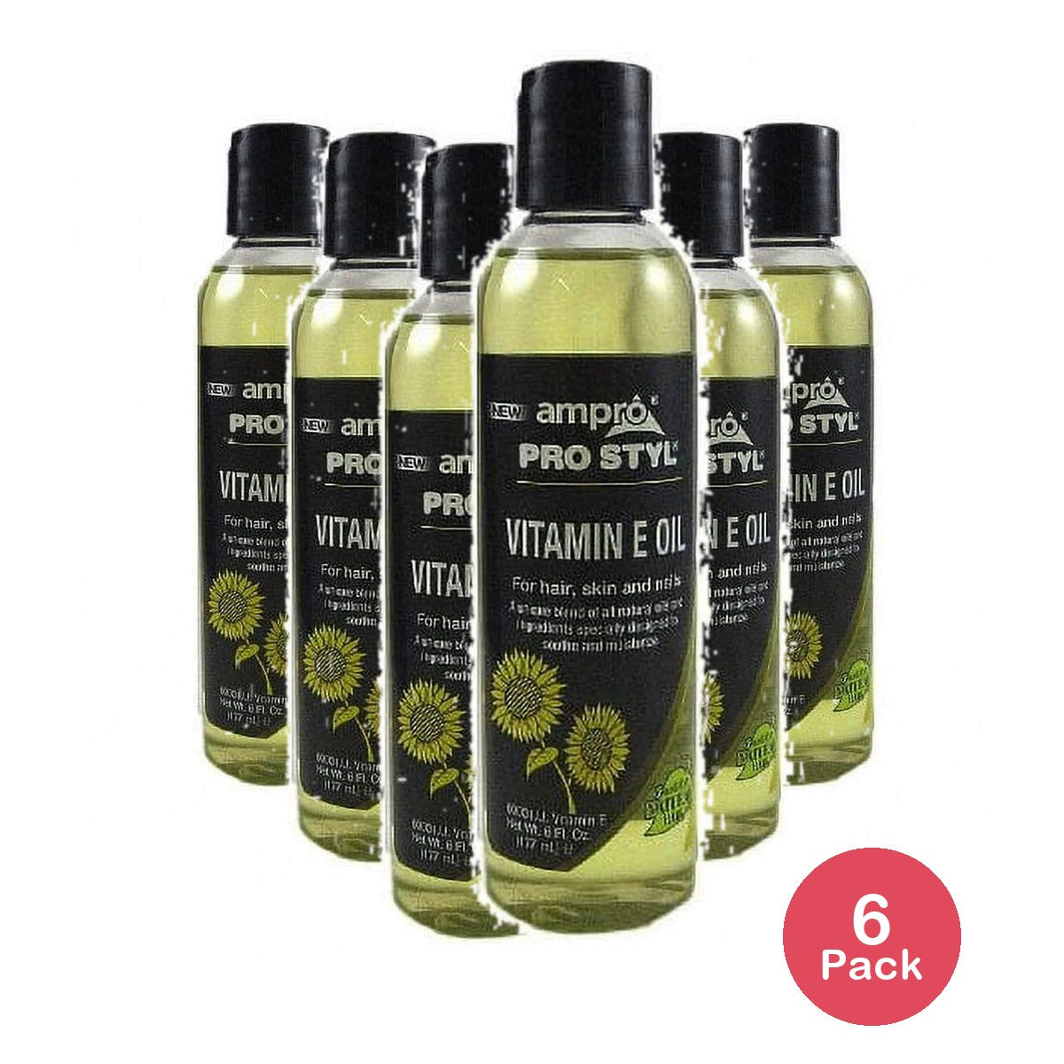 V.I.P. Pro Styl Vitamin E Oil 6 Oz. 6oz (Pack of 6)