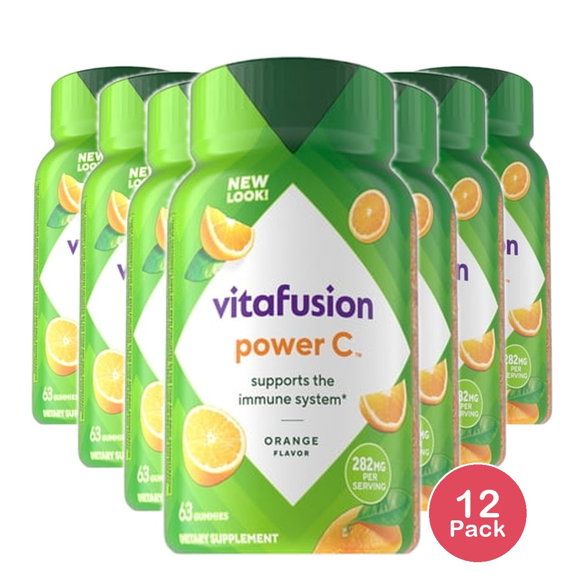 Vitafusion Power C Gummy 63 Count (Pack of 12)