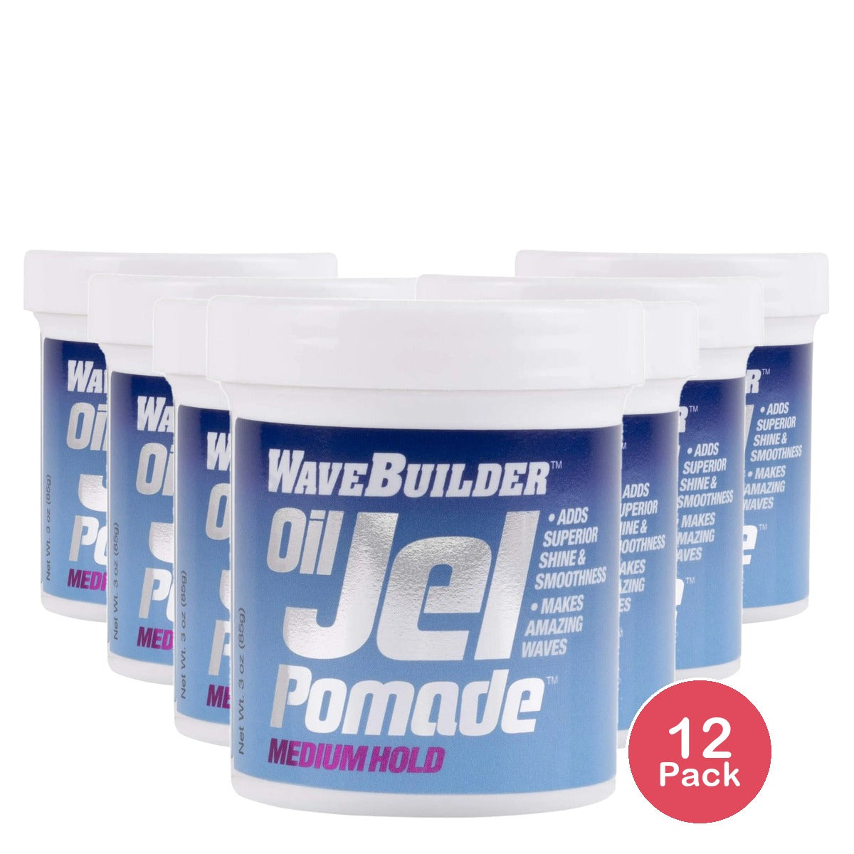 WaveBuilder Wave Jel Smoother 3 Oz (Pack of 12)
