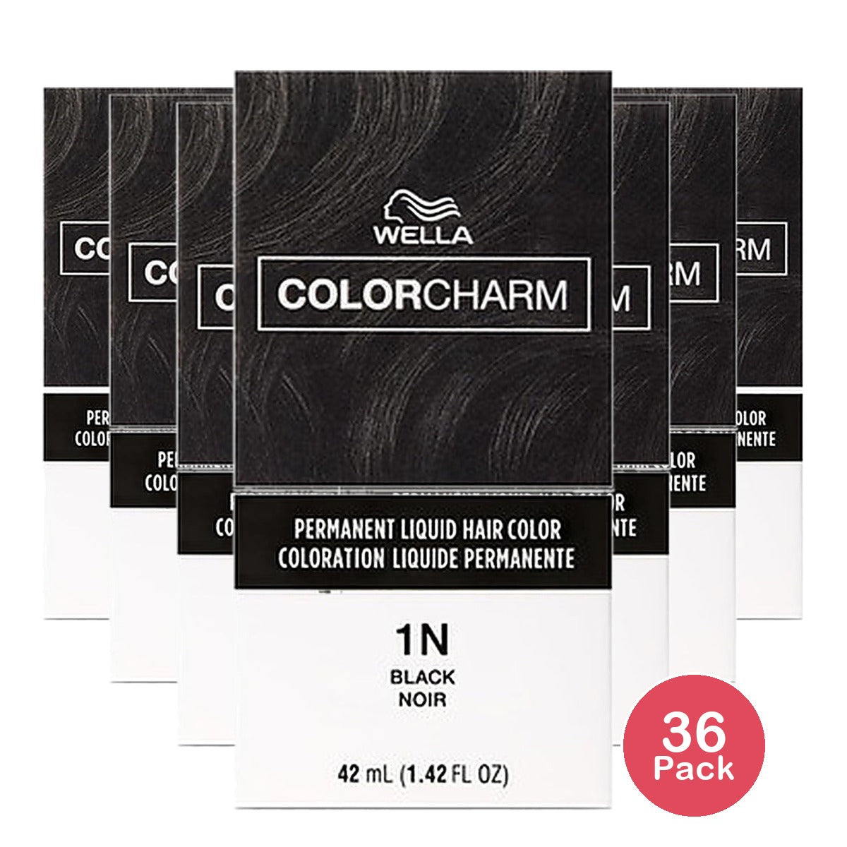 Wella Color Charm Permanent Black Liquid Hair #051 (Pack of 36)