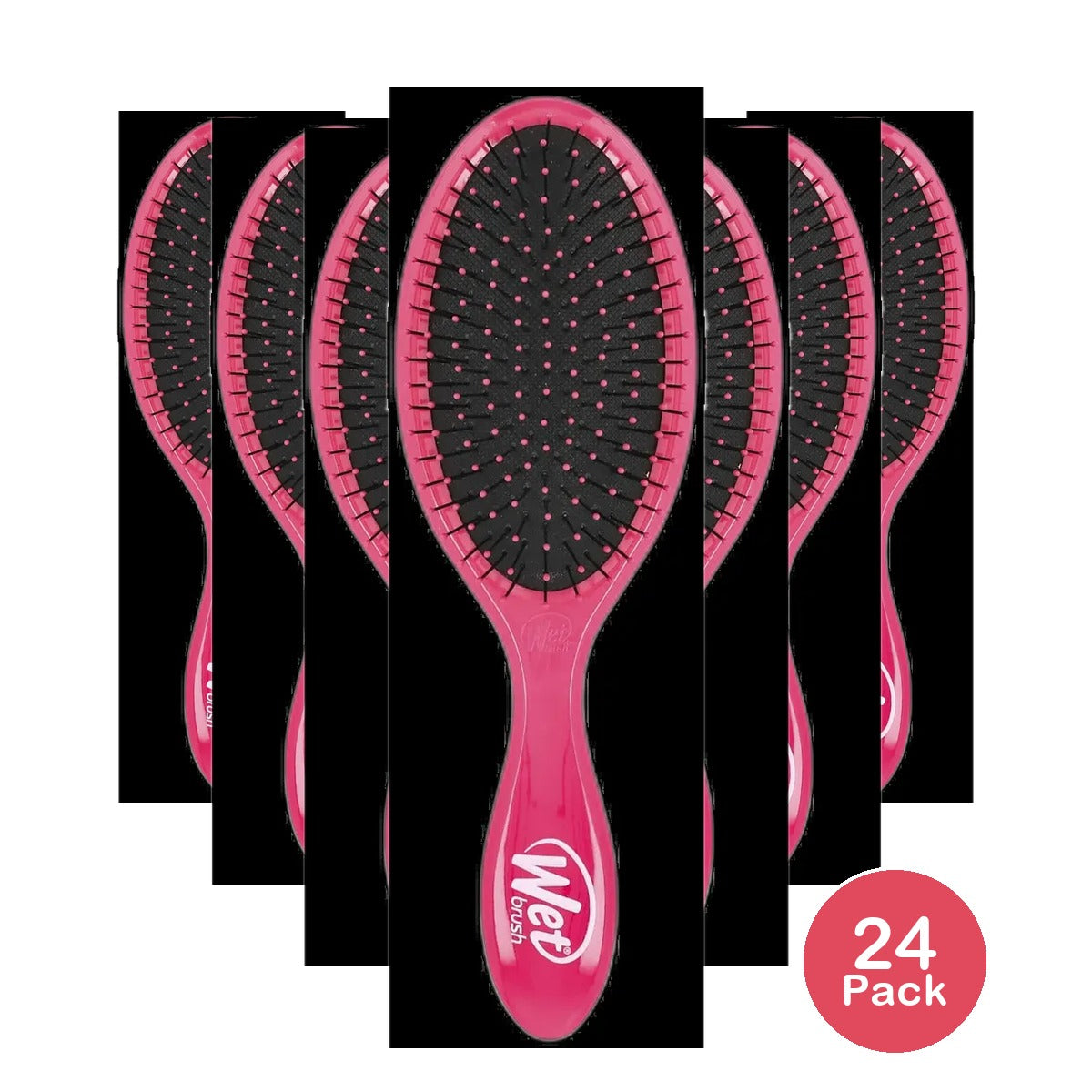 Wet Brush Original Detangler - Pink Purple or Black 1CT1.41oz (Pack of 24)