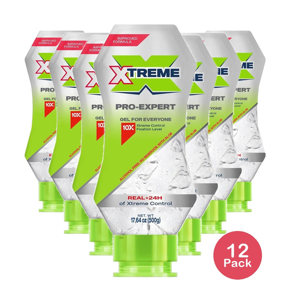 Wet Line Xtreme Pro Styling Gel Clear 17.64 Oz (Pack of 12)
