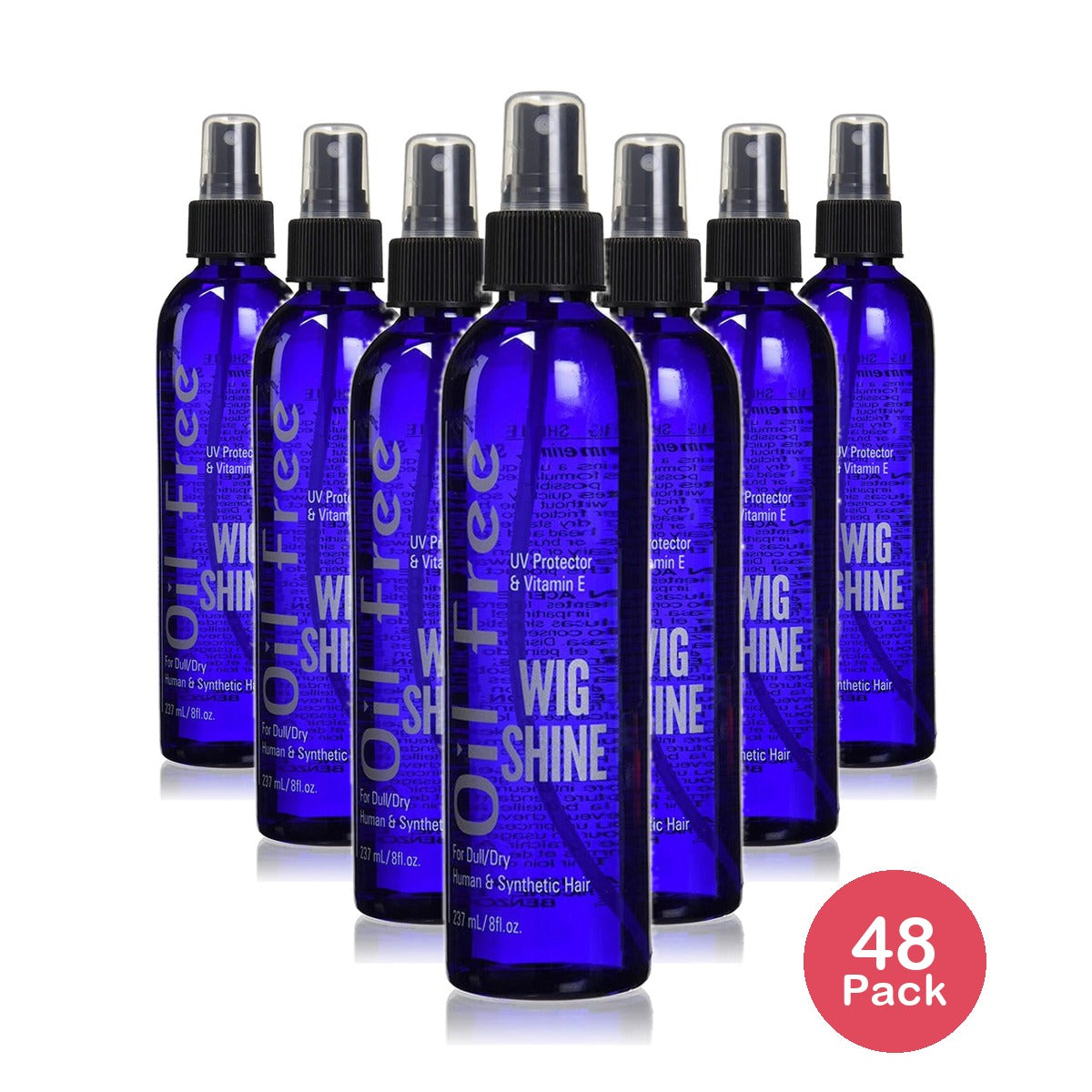 Wet-N-Wavy Bonfi Natural Oil Free Wig Shine Spray 2 Oz (Pack of 48)