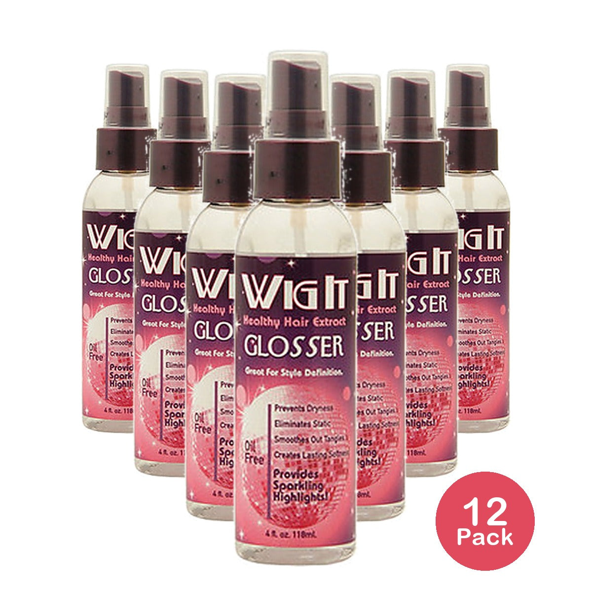 Wig It Glosser 4 Oz (Pack of 12)