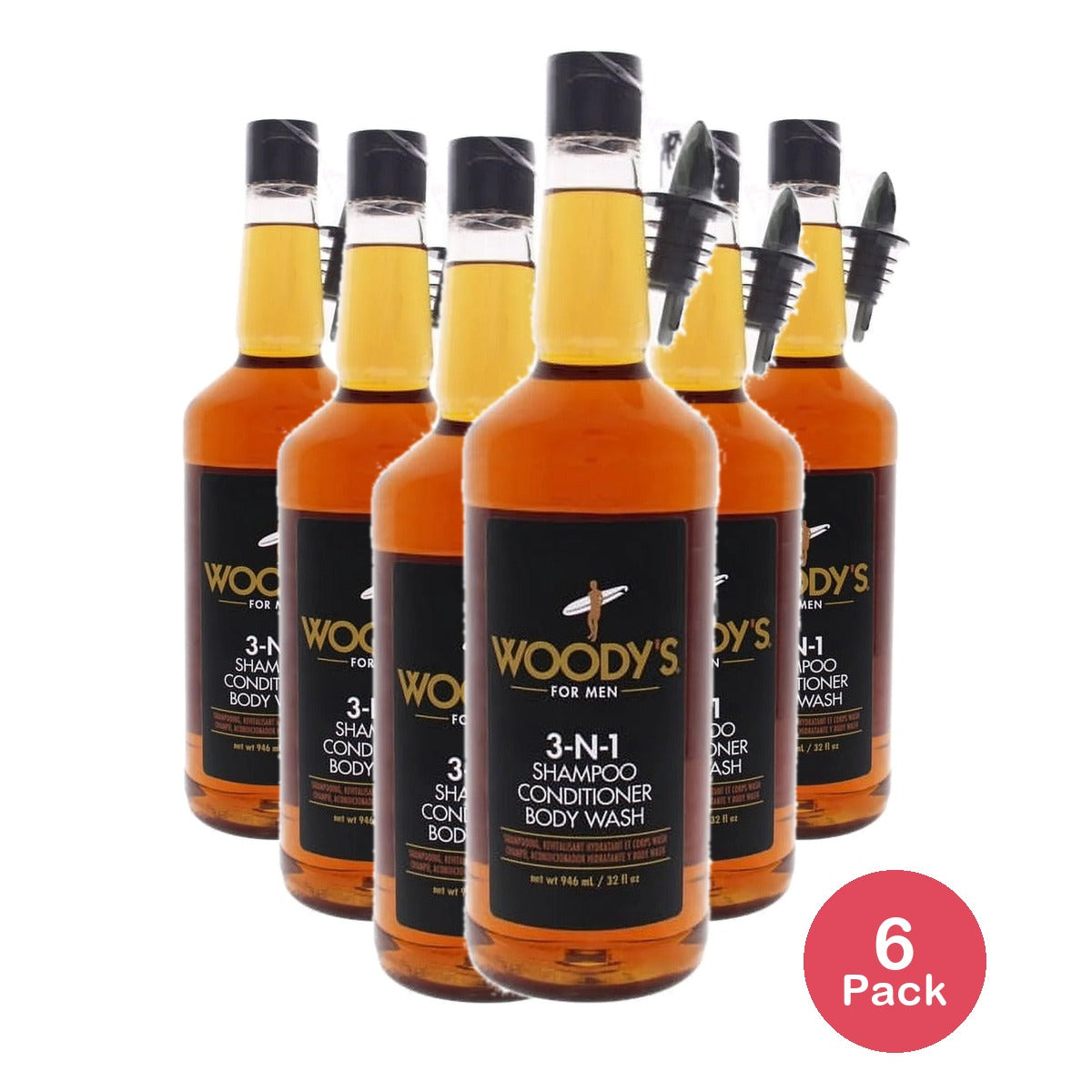 Woody's 3-In-1 Triple Treatment 32 Oz (Pack of 6)
