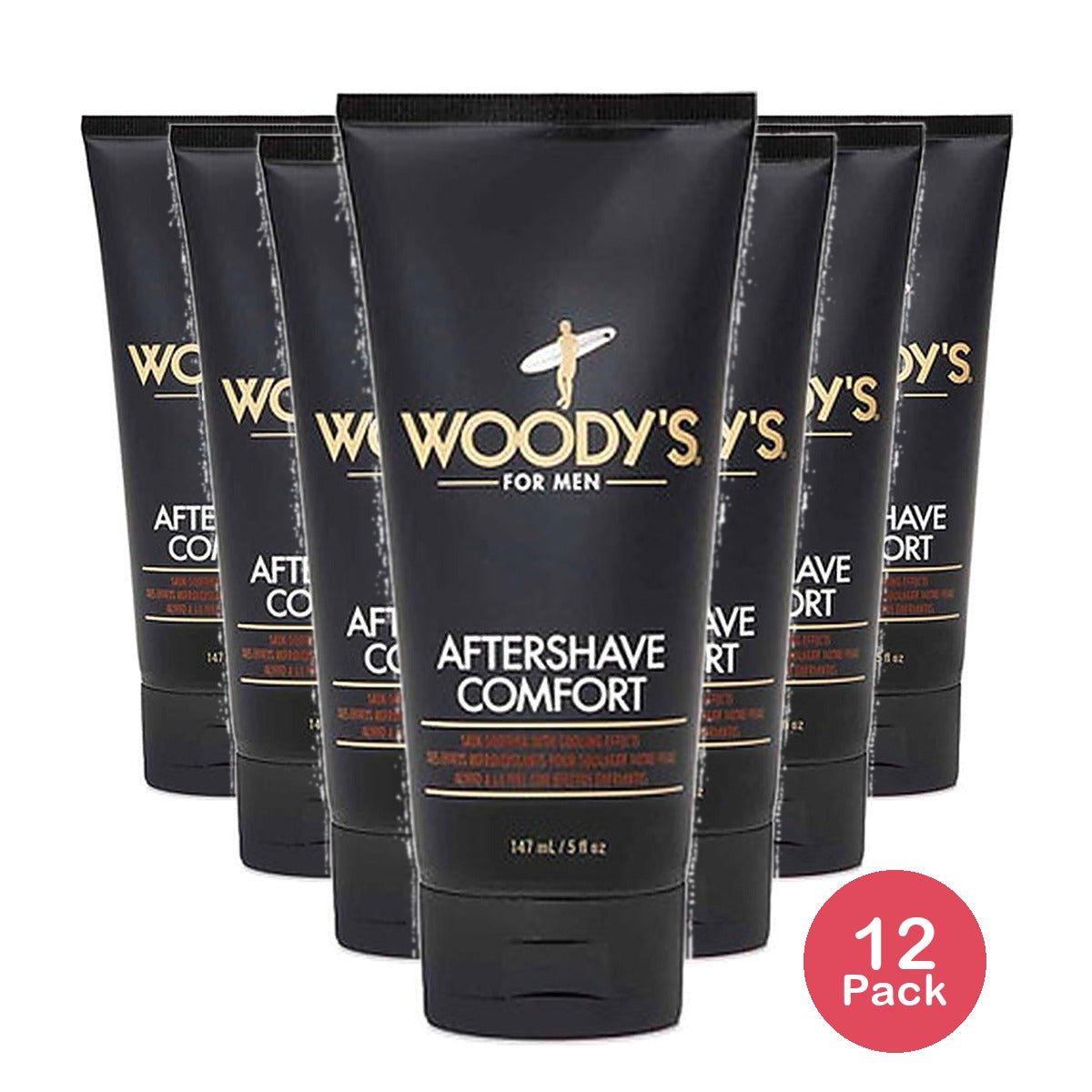 Woody's Aftershave Comfort Cooling Gel 5 Oz (Pack of 12)