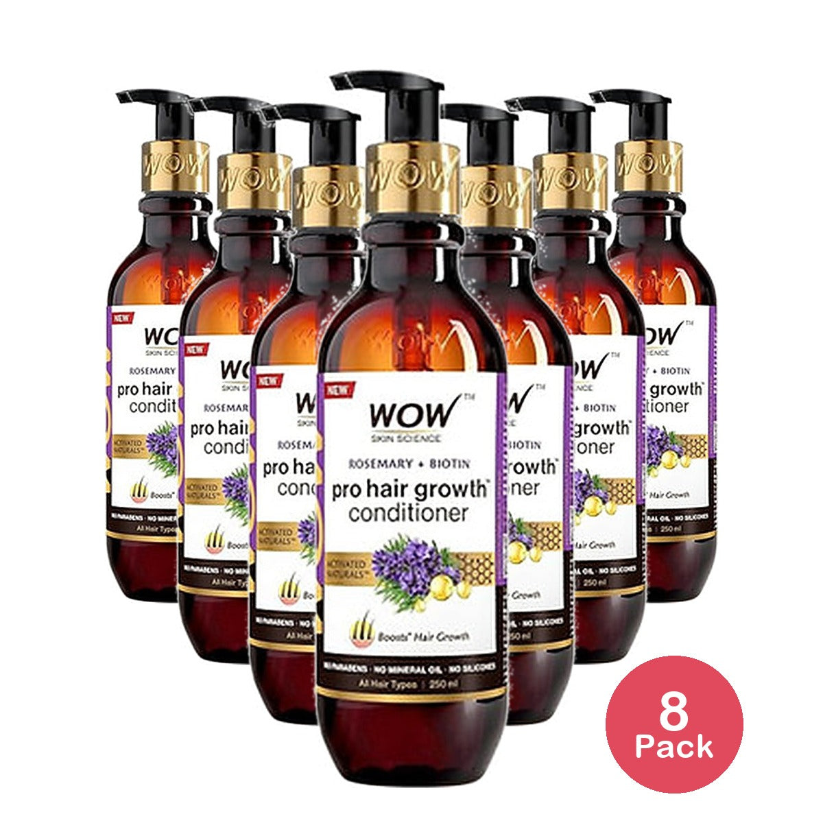 WOW Rosemary Conditioner 10.14 Oz (Pack of 8)