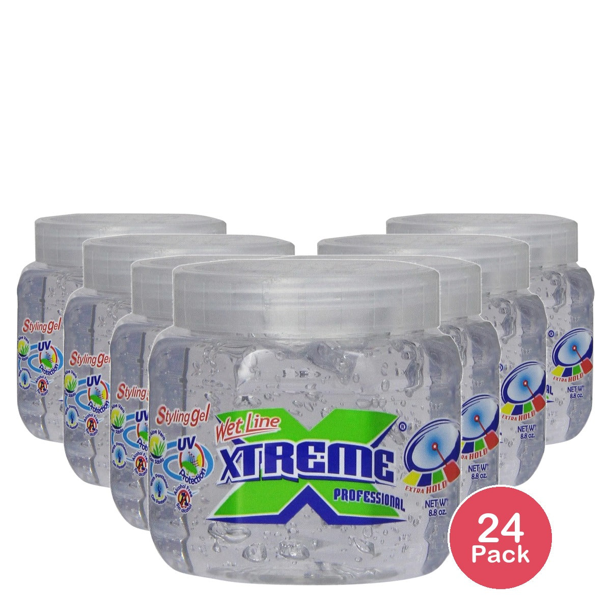 Xtreme Xtreme Clear Styling Hair Gel 8.8 Oz (Pack of 24)