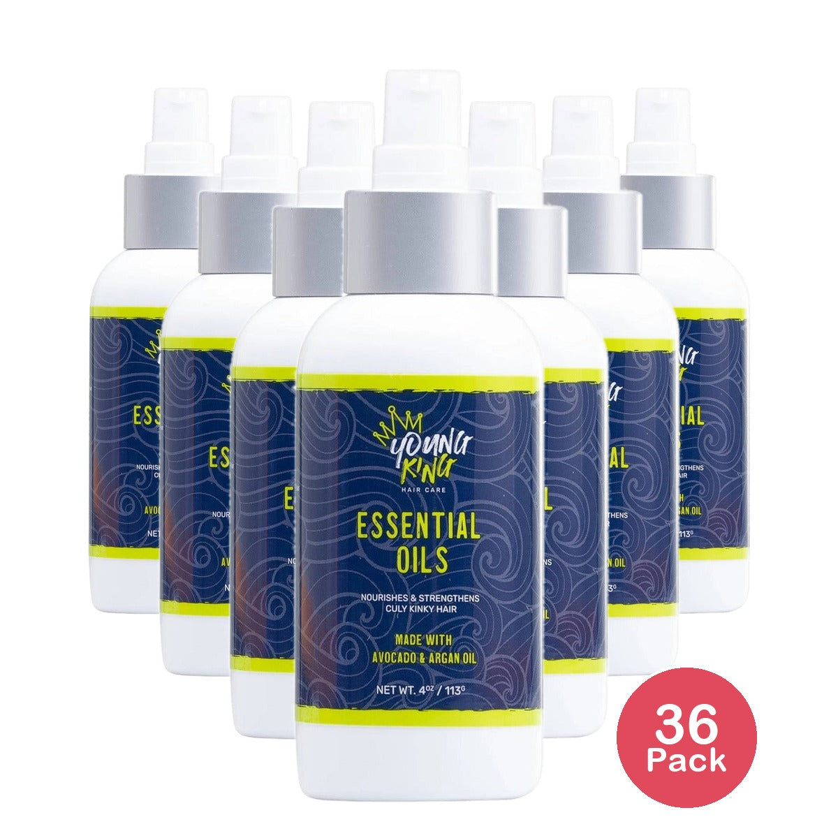 Young King Hair Care Essential Oil 4 Oz (Pack of 36)