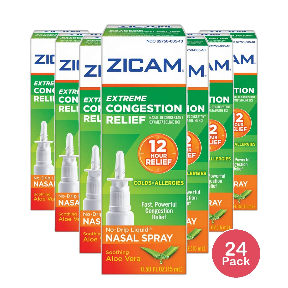 Zicam Extreme Congestion Relief Liquid Nasal Gel0.5Oz (Pack Of 24)