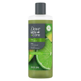 Dove Men+Care Invigorating Hydrating Men s Body Wash Lime and Avocado Oil 18 fl OZ(Pack of 4)